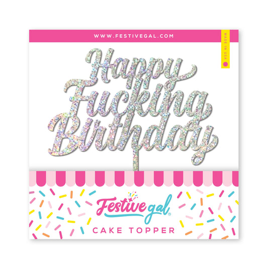 Fucking Birthday Cake Topper