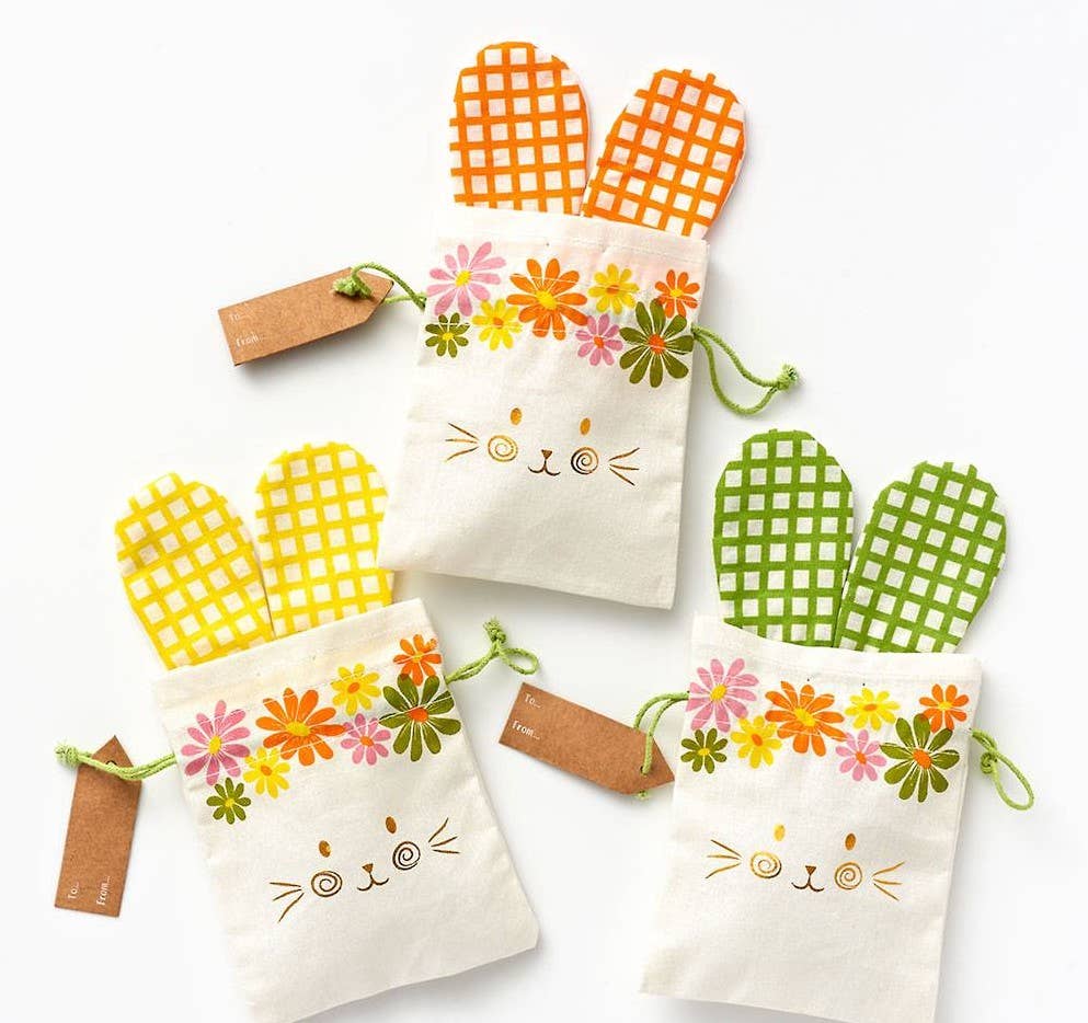 Cotton Bunny Treat Bags