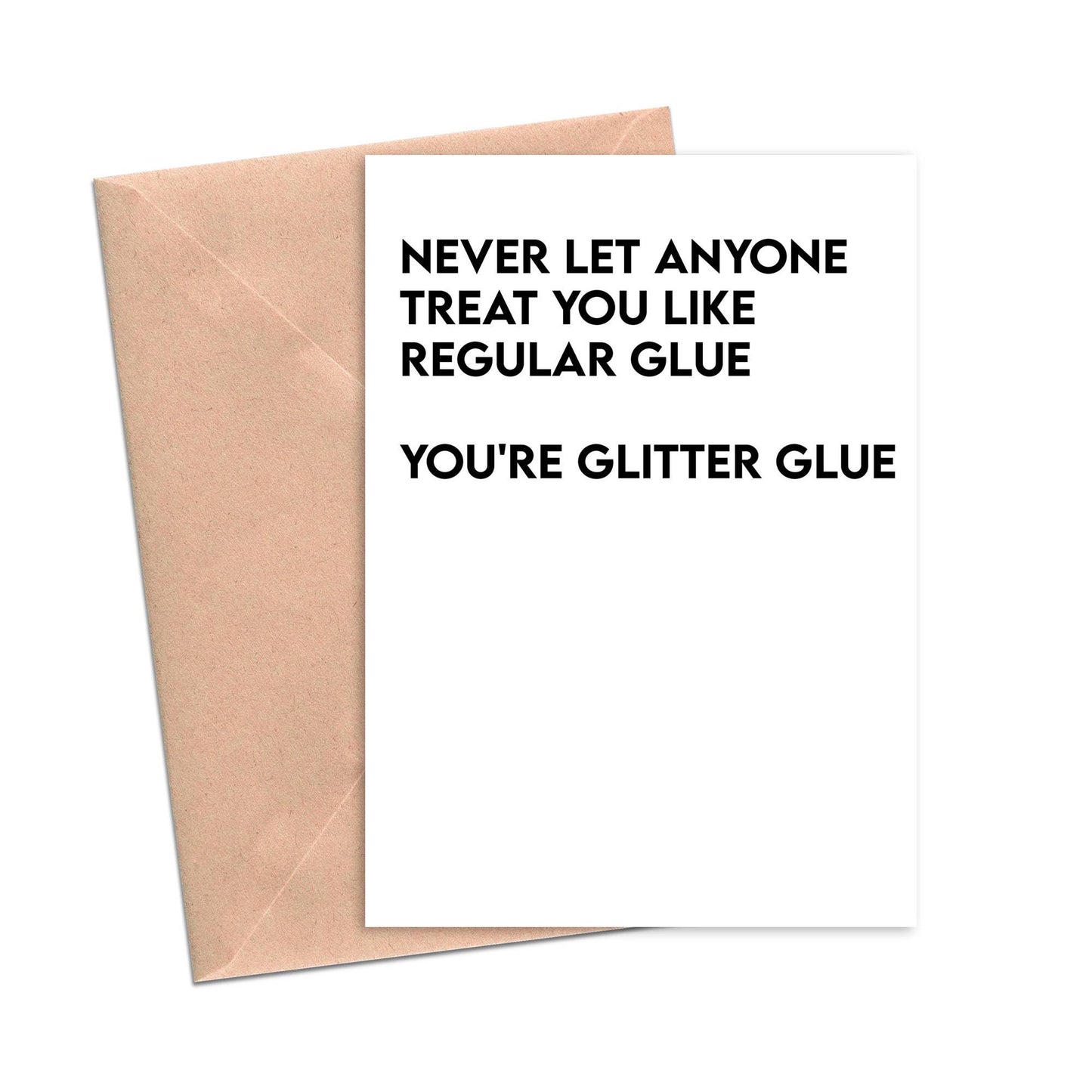 Glitter Glue Greeting Card