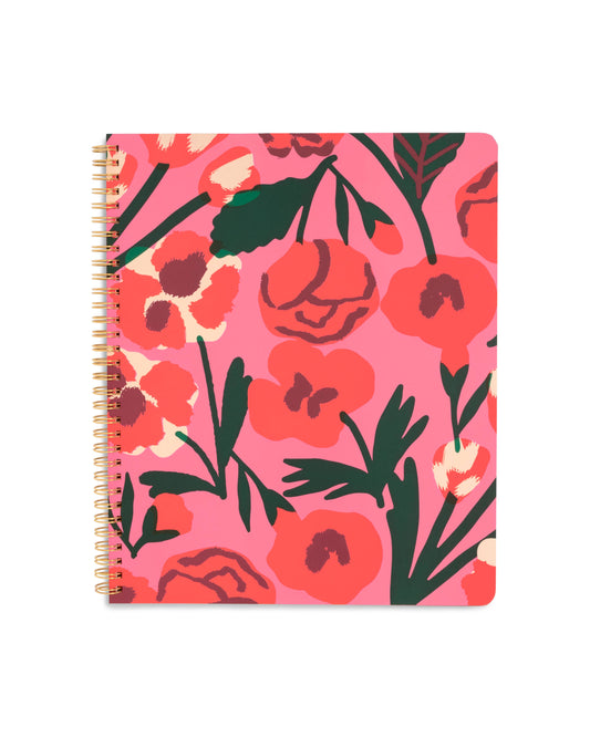 Las Flores Rough Draft Large Notebook