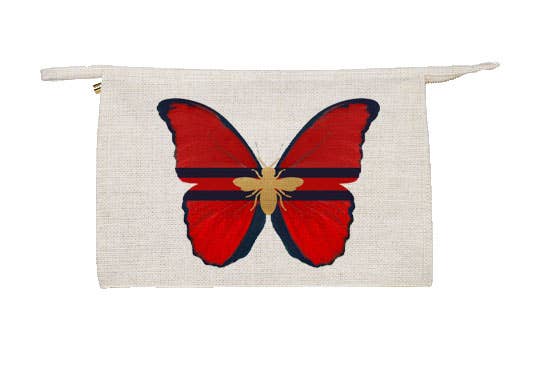 Red Butterfly Bee Linen Collection Jumbo Traveler
