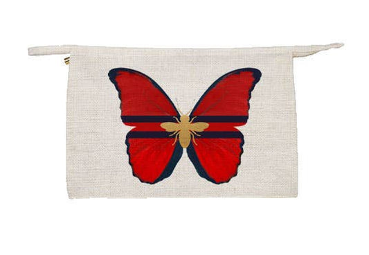Red Butterfly Bee Linen Collection Jumbo Traveler