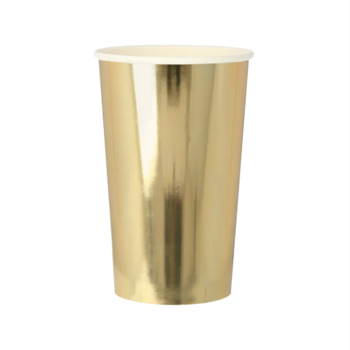 Gold Highball Paper Cups