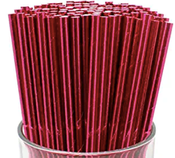 Assorted Foil Paper Straws - Just Artifacts