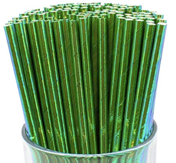 Assorted Foil Paper Straws - Just Artifacts