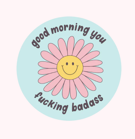 Good Morning Sticker