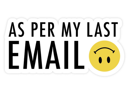 Last Email Sticker