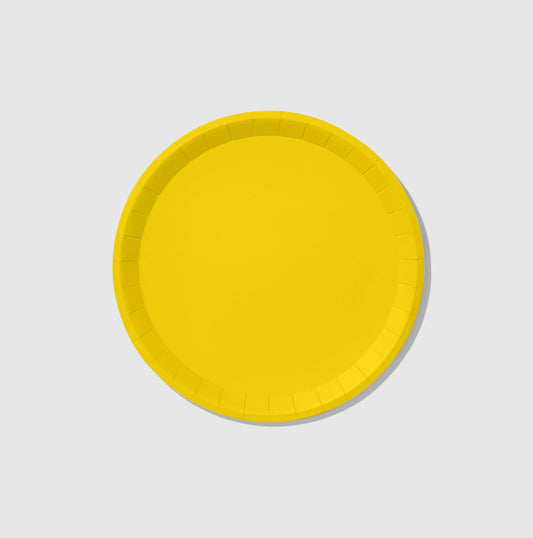 Yellow Paper Plates - Large