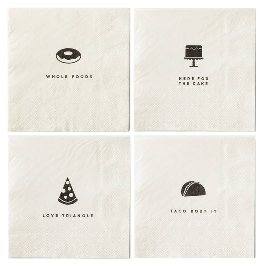 Foodie Paper Napkins