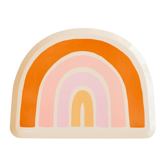 Rainbow Paper Plates