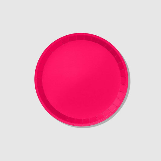 Pink Paper Plates - Large