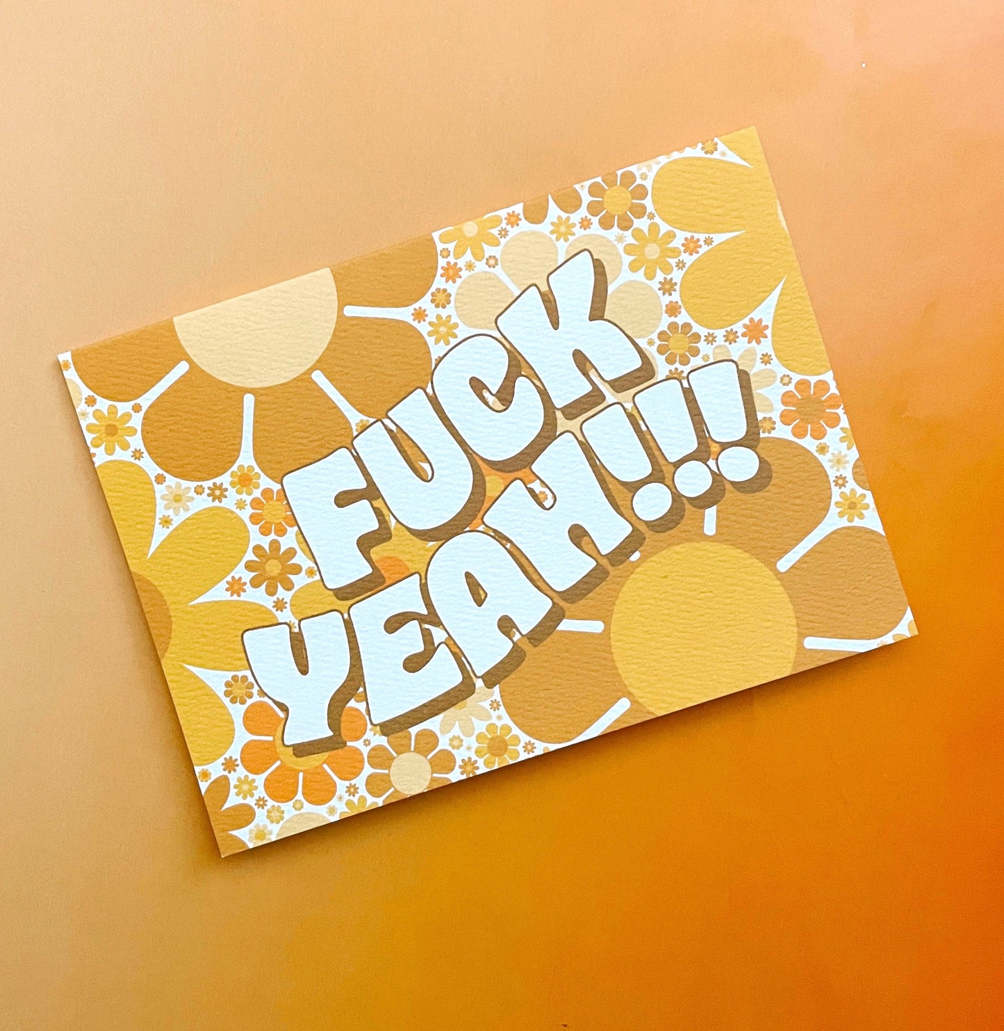Fuck Yeah! Flowers Card