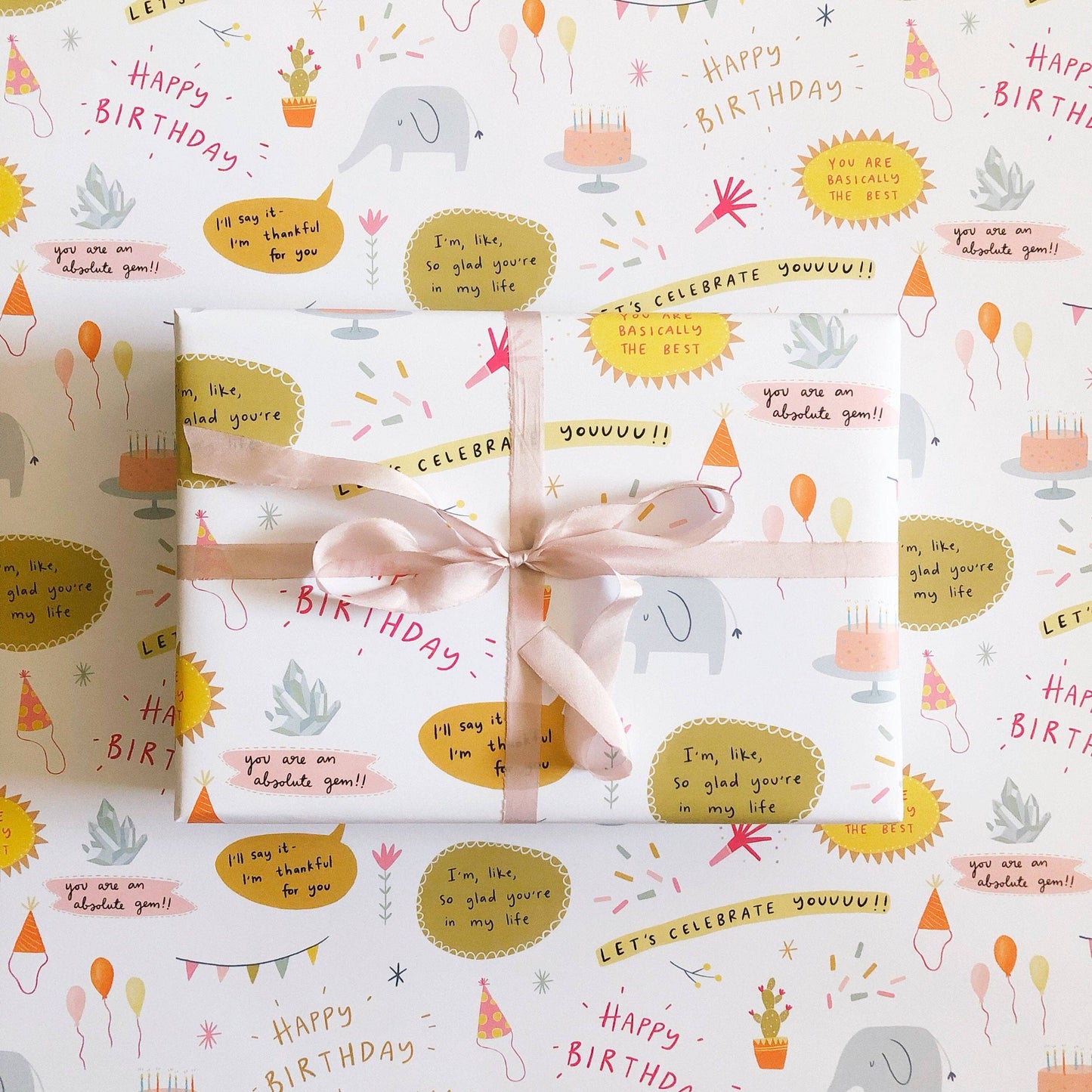 Happy Birthday Wrapping Paper