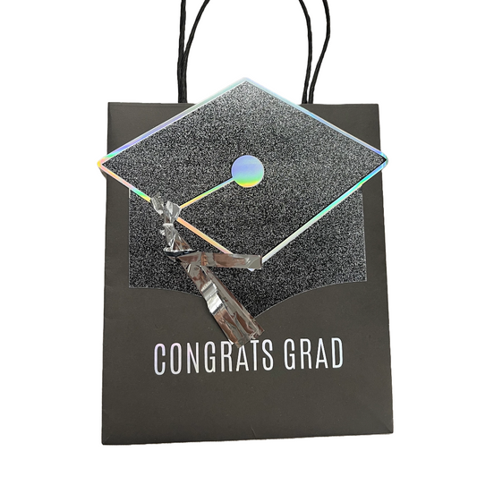 Grad Cap Graduation Gift Bag