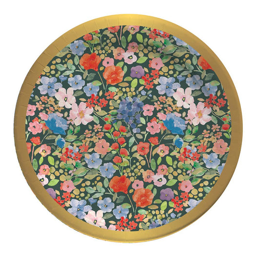 Painted Meadow Paper Plates - Large