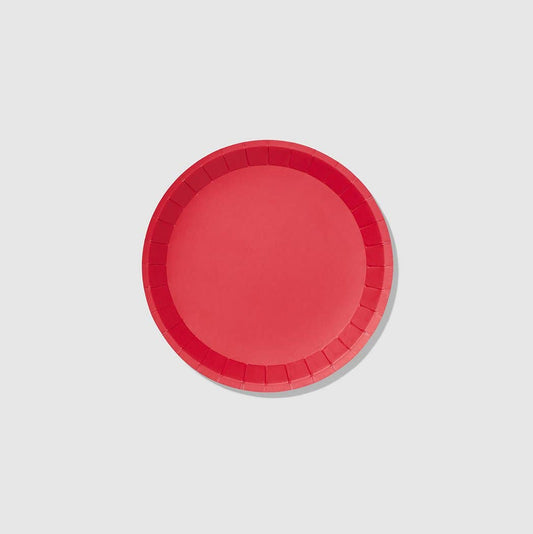 Red Paper Plates - Small