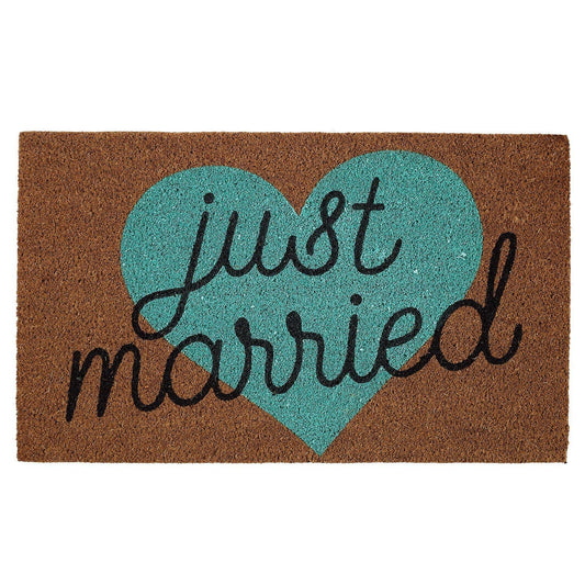 Just Married Door Mat