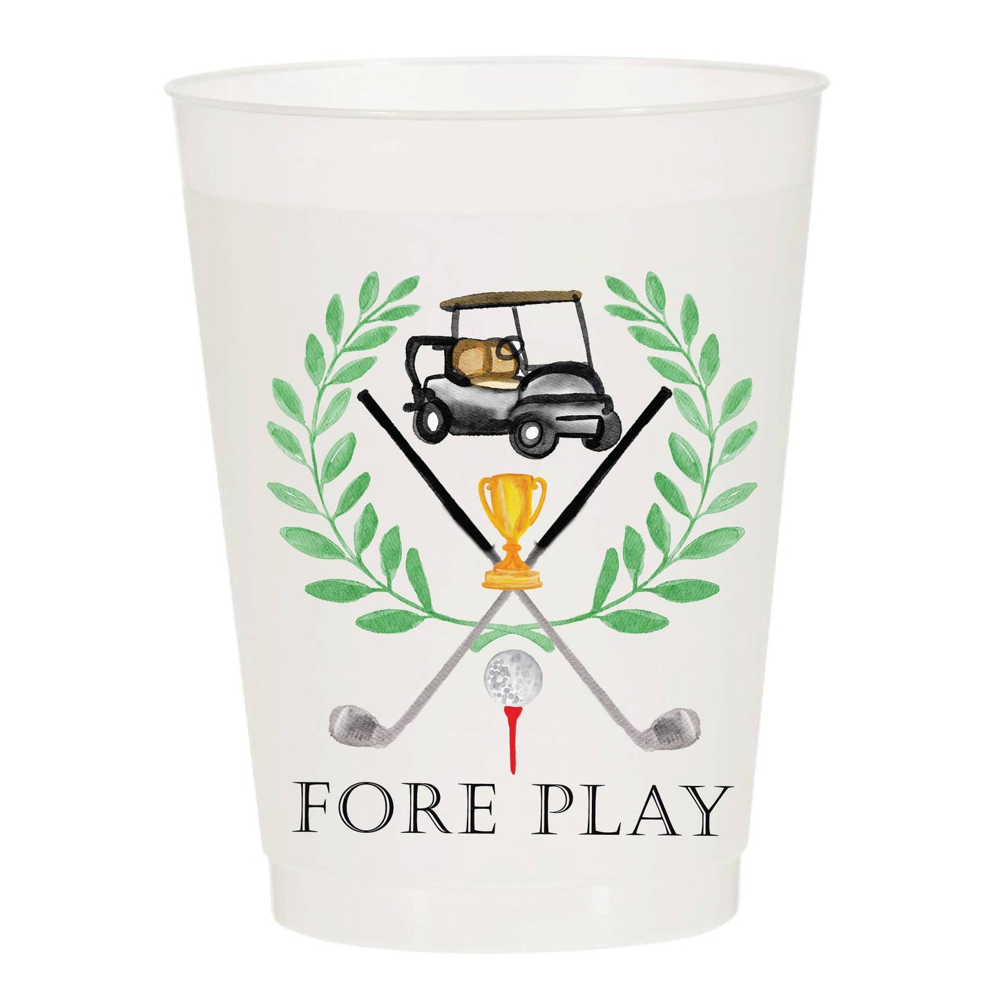 Fore Play Golf Reusable Cups