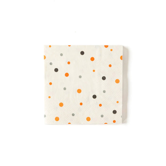 Halloween Polka-Dot Paper Napkins