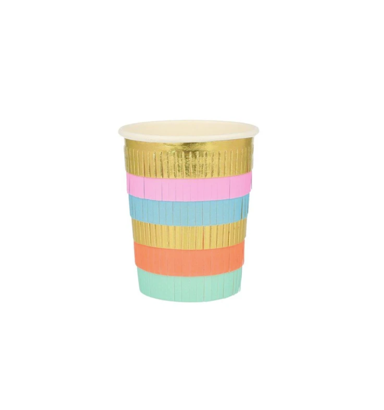 Circus Fringe Paper Cups – Pop Balloon Bar + Party