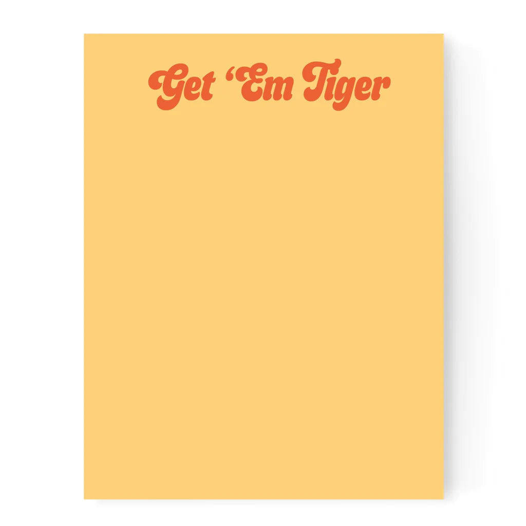 Get ‘Em Tiger Notepad