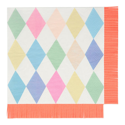 Circus Fringed Paper Napkins