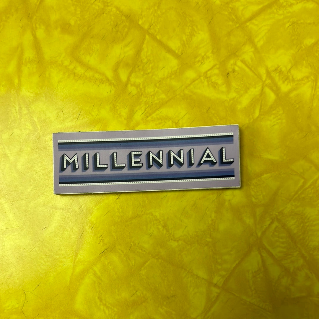 Millennial Sticker – Pop Balloon Bar + Party