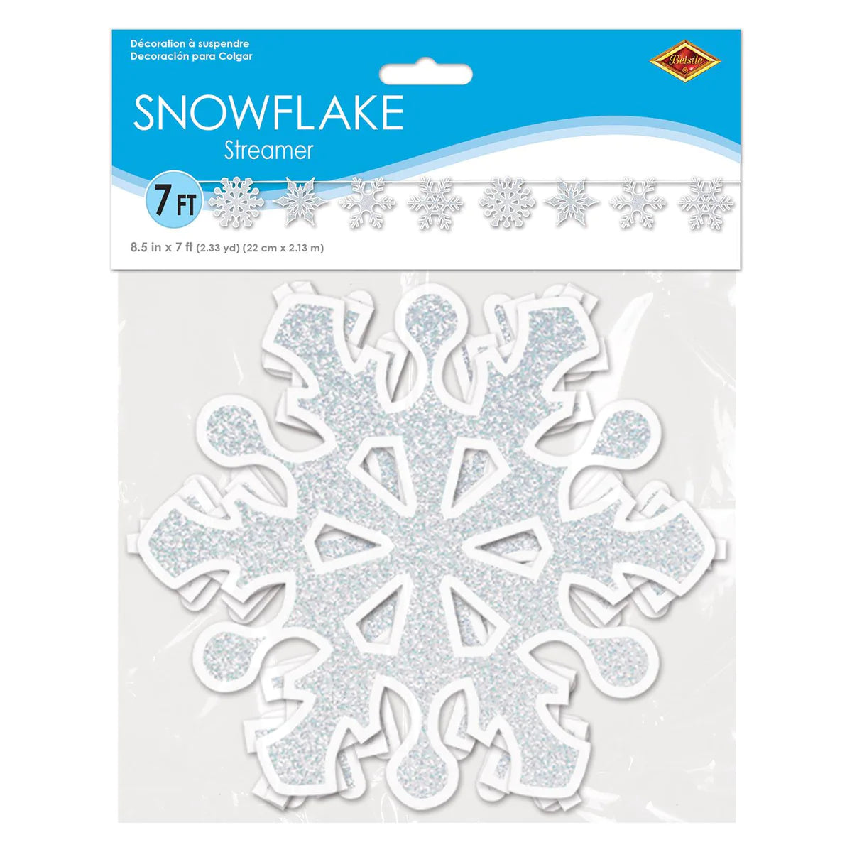 Snowflake Streamer – Pop Balloon Bar + Party