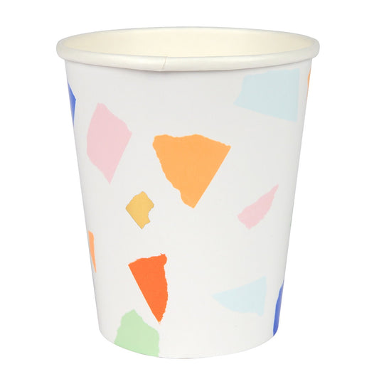 Colorful Confetti Paper Cups