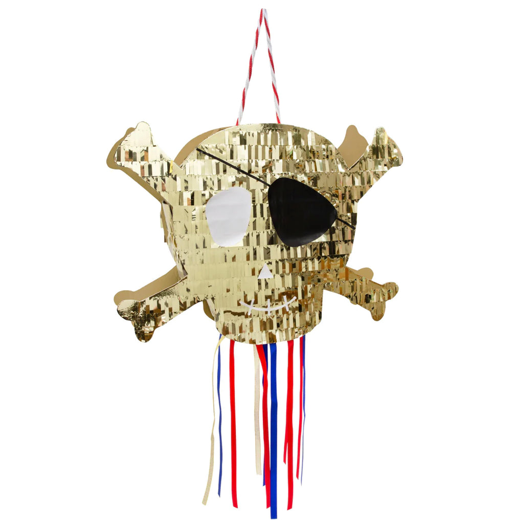 Pirates Bounty Skull and Crossbones Piñata