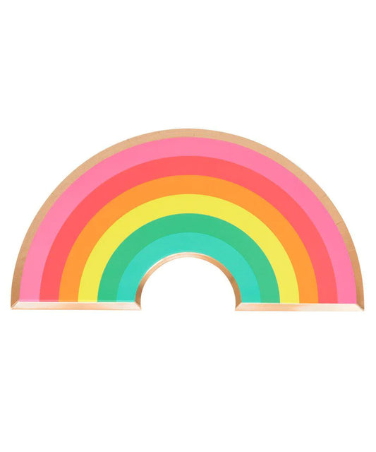 Bright Rainbow Plate