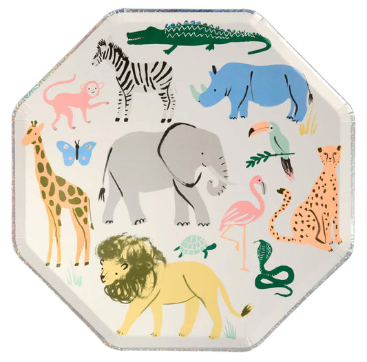 Safari Animal LARGE Plate