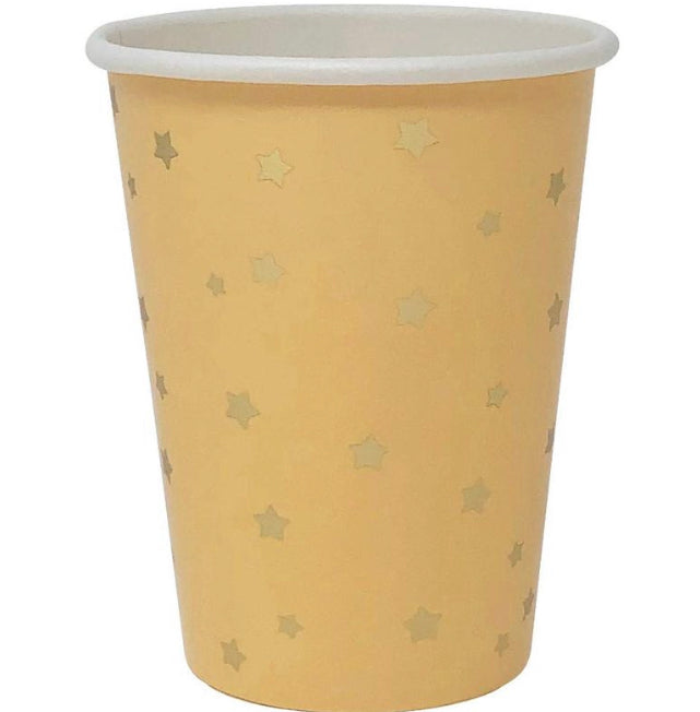 Foil Gold Star Cups