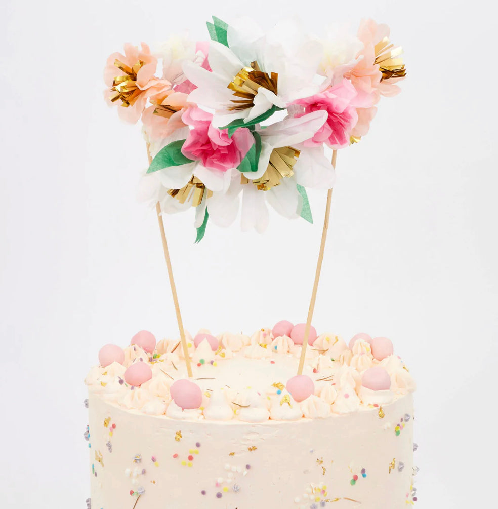 Paper Flower Cake Topper