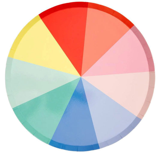 Color Wheel Plate