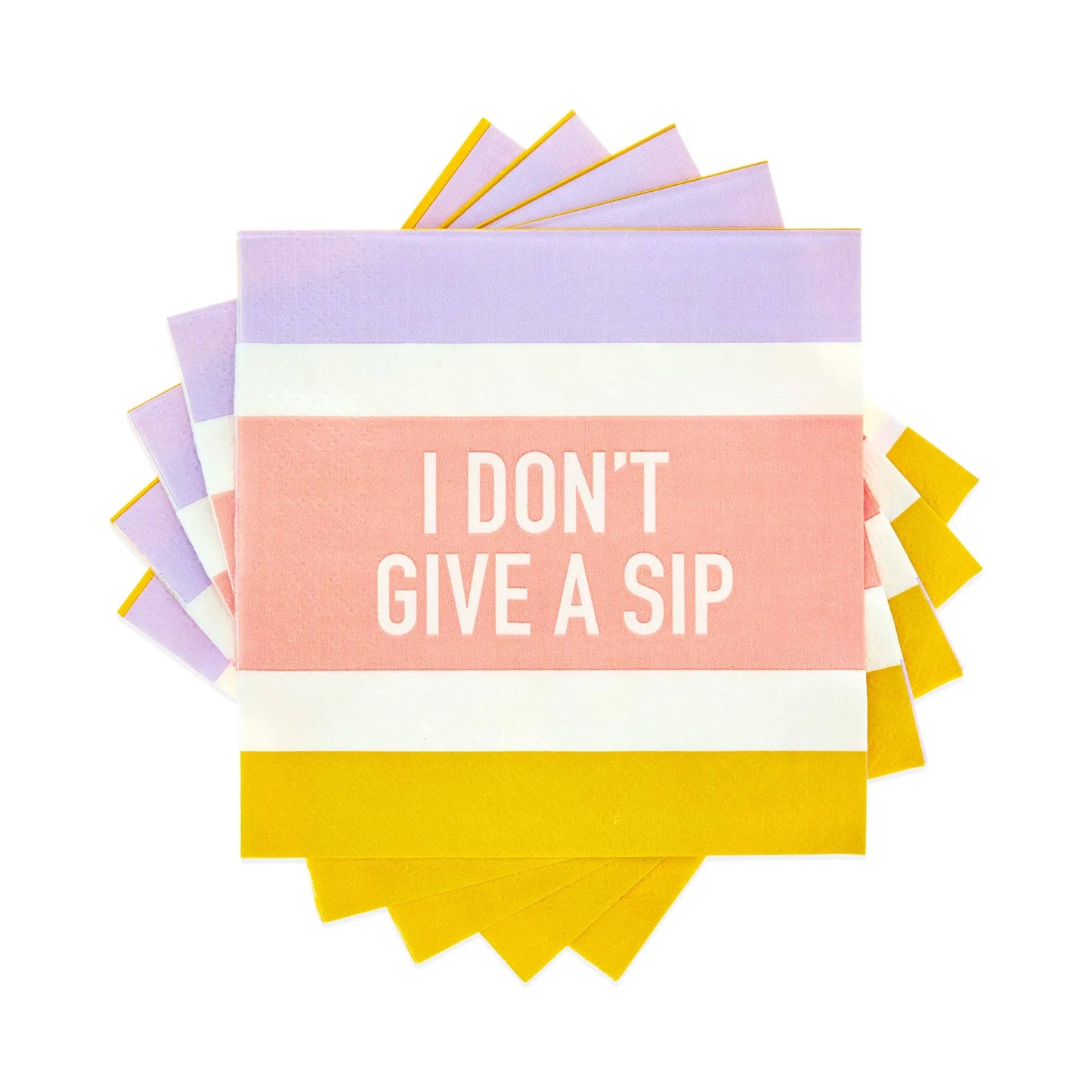 I Don't Give a Sip Cocktail Napkin