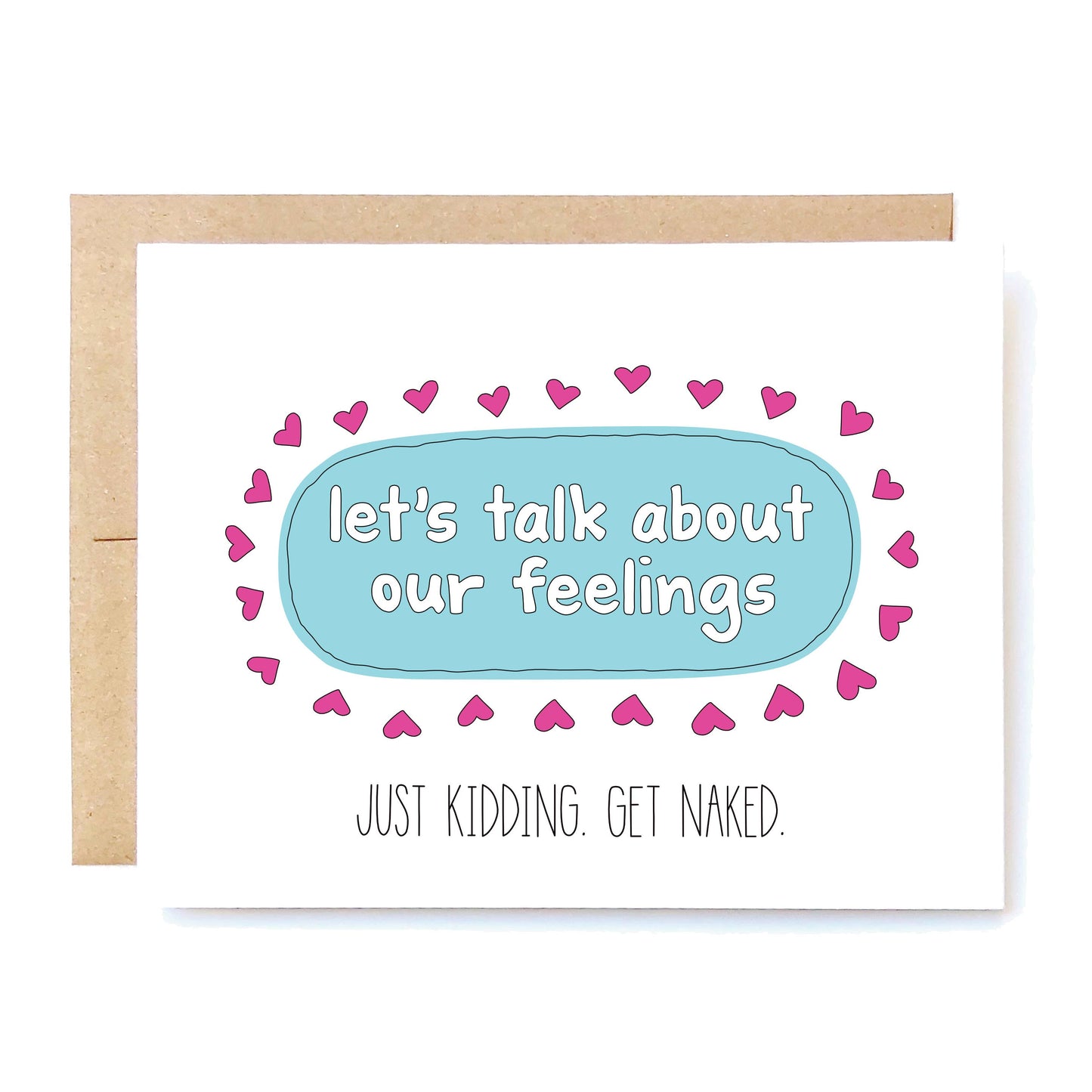 Let's Talk About Our Feelings Card