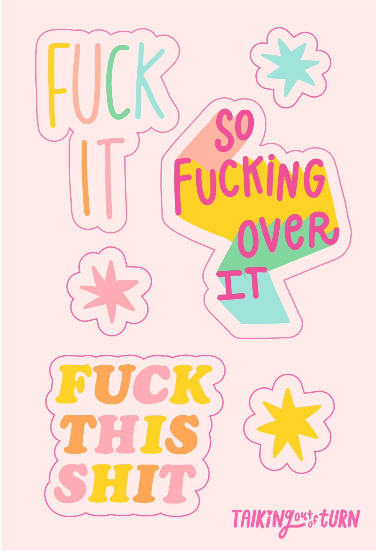 Fuck This Shit Sticker Set