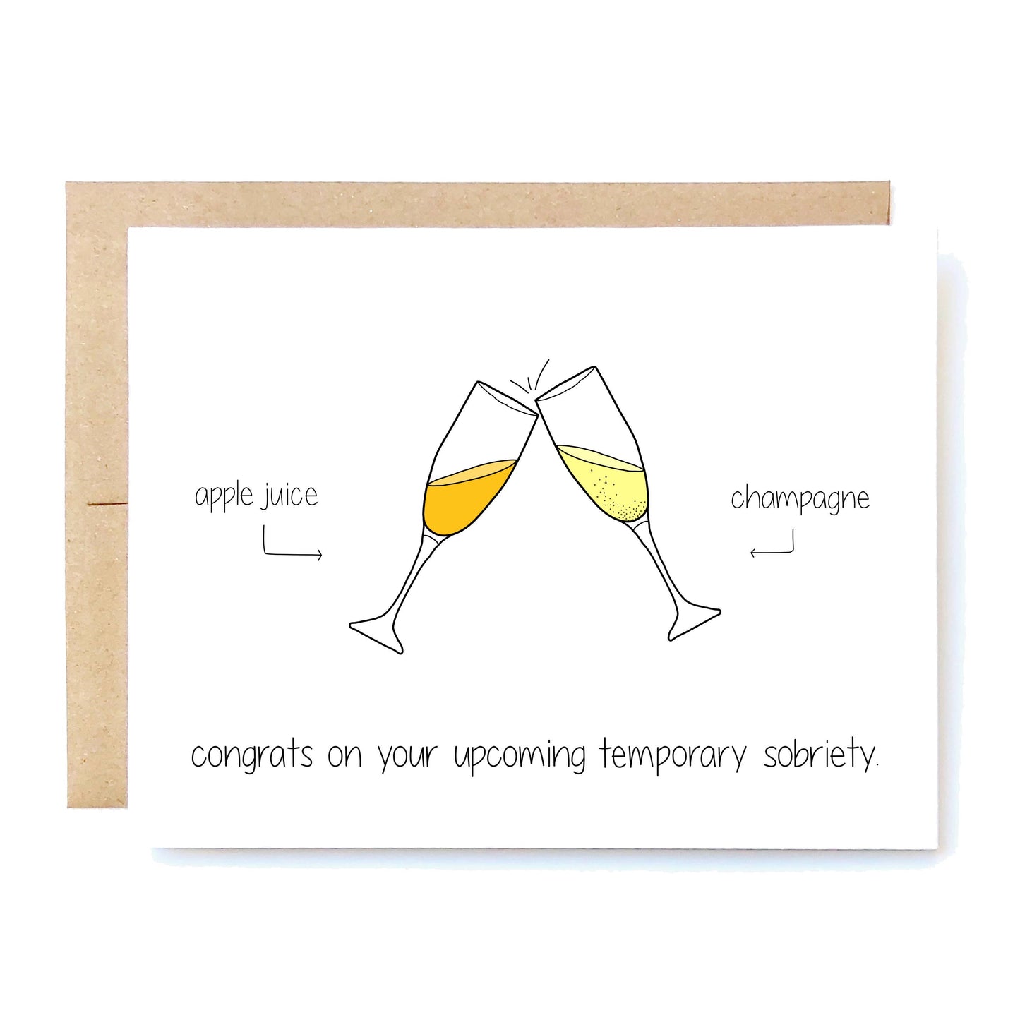 Congrats on Your Upcoming Temporary Sobriety Card