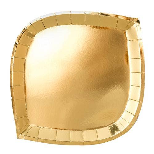Gold Paper Plates - Large
