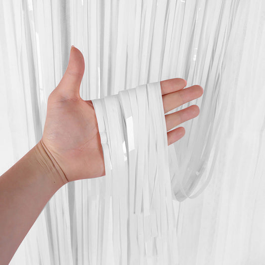 Metallic Fringe Curtain- 6.5ft Length
